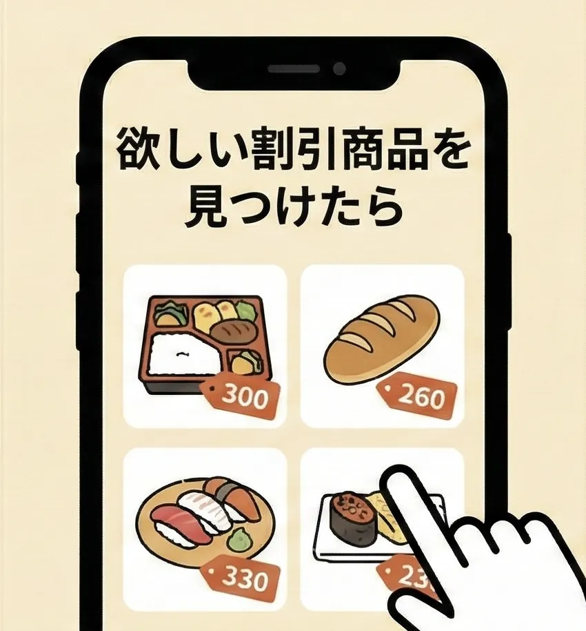 アプリでさがす・仮予約する